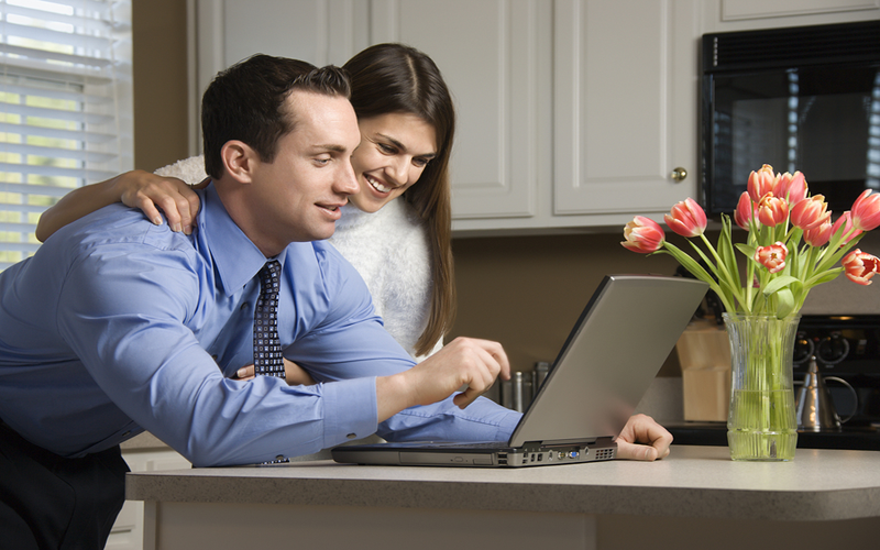 Couple in Kitchen